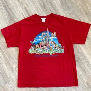 Vintage 90s Walt Disney World Single Stitch T-Shirt Magic Kingdom Retro Kidcore
